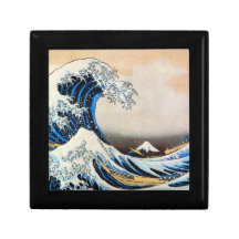 神奈川沖浪裏, grande vague de 北斎, Hokusai, Ukiyo-e Boîtes À Souvenirs