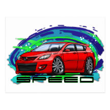 07-09 Speed3_Red Cartes Postales