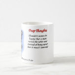 09 pensées profondes tasse à café