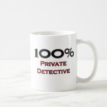 100 Prozent-privater Detektiv Kaffee Tassen