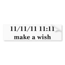 11/11/11 11:11 AUTO AUFKLEBER