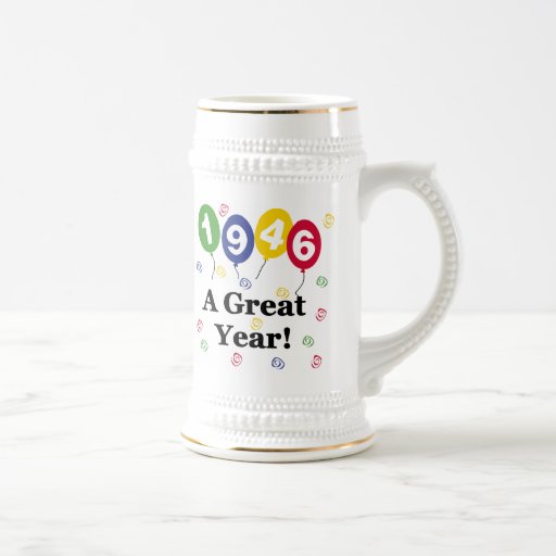 1946 un anniversaire de grande année mugs