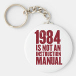 1984 n'est pas un manuel Keychain d'instruction Porte-clé