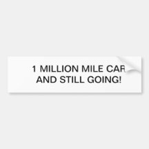 1 MILLION D'AUTOCOLLANT DE VOITURE DE MILLE ! ADHÉSIFS POUR VOITURE