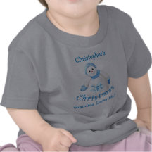 1. Schneemann des Enkels Weihnachtsvon der Großmut T-shirts