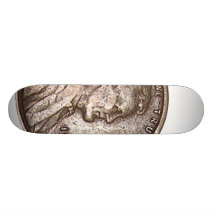 2 Cent-Köpfe Skateboard Bretter