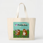 2 chiens de preirie sac de toile
