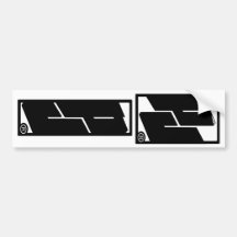 2, PJINITIALzazz Autocollant Pour Voiture
