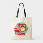 2ème anniversaire de hibou sacs en toile