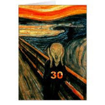 30ème Cadeaux d'anniversaire Carte De Vœux