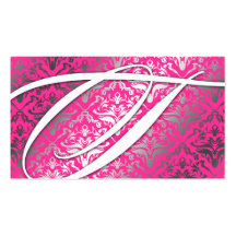 311 brillez-moi damassé - grésillement de rose de  carte de visite