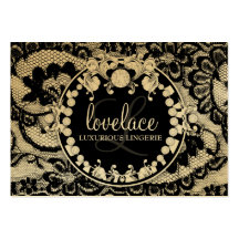 311-Lace de Luxe - Circque D Zebra-metallisches Go Visitenkarten Vorlage