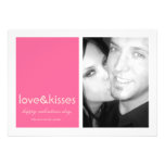311-Love u. Kuss-12x18 flache Karte Individuelle Ankündigung