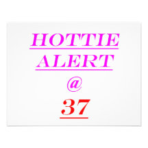 37 Hottie Alarm Personalisierte Ankündigung