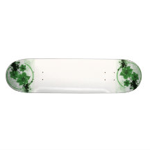 3 hübsche Blumen - Grün Personalisierte Skatedecks