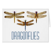 3 libellules cartes