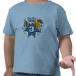 3ème T-shirt d'anniversaire de petit cowboy