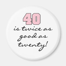 40 deux fois meilleur que 20 magnets