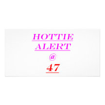 47 Hottie Alarm Fotokarte