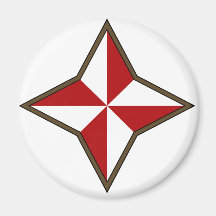 48. Infanteriedivision-Insignien Kühlschrankmagnet