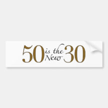 50 est les nouveaux 30 adhésifs pour voiture