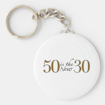 50 est les nouveaux 30 porte-clés