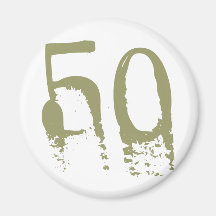 50. Geburtstag Magnete