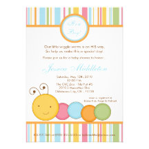 5x7 le ressort Caterpillar Worm l'invitation de ba