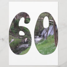 60. Geburtstag Flyerdruck