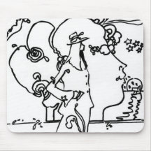 60er Popkunst, die Mousepads malt