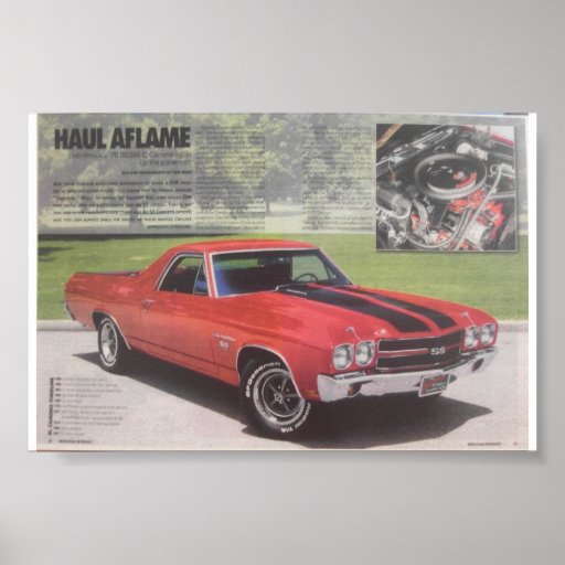 '70 EL Camino Posters