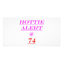 74 Hottie Alarm Fotokarte
