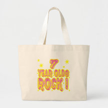 7-Jährige Felsen-! (Rosa) Taschen-Tasche