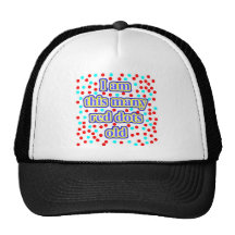 80 rote Punkte alt Trucker Caps