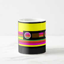80er Retro Party Kaffee Tasse
