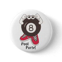 8 Ball-Pool Partier Knopf