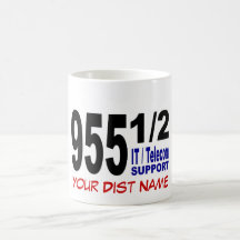 955,5 (955 1/2) "Ihr Bezirks-Name" BECHER Kaffeetassen