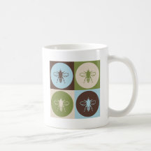 Abeille d'art de bruit tasses