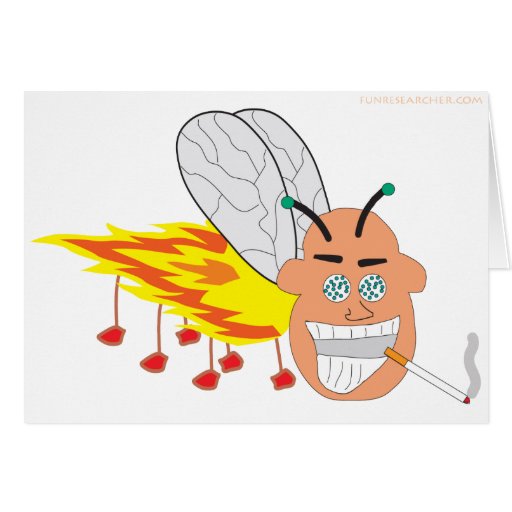 Abeille de bourdonnement cartes de vœux