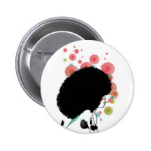 Abeille de bulle badge avec épingle