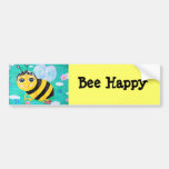 Abeille heureuse adhésif pour voiture
