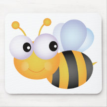 Abeille mignonne tapis de souris