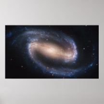 Abgehaltener Spiralarm NGC 1672 Plakat