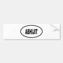ABHIJIT AUTOCOLLANTS POUR VOITURE