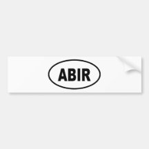 ABIR AUTOCOLLANTS POUR VOITURE