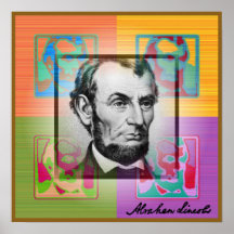 Abraham Lincoln-Gemisch Posterdrucke