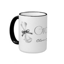 Abschluss-Diplom-Grau Tee Haferl