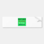 Abstimmung Autosticker