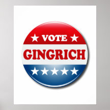 ABSTIMMUNG GINGRICH PLAKAT