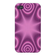 Abstrac pourpre de motif coque iPhone 4
